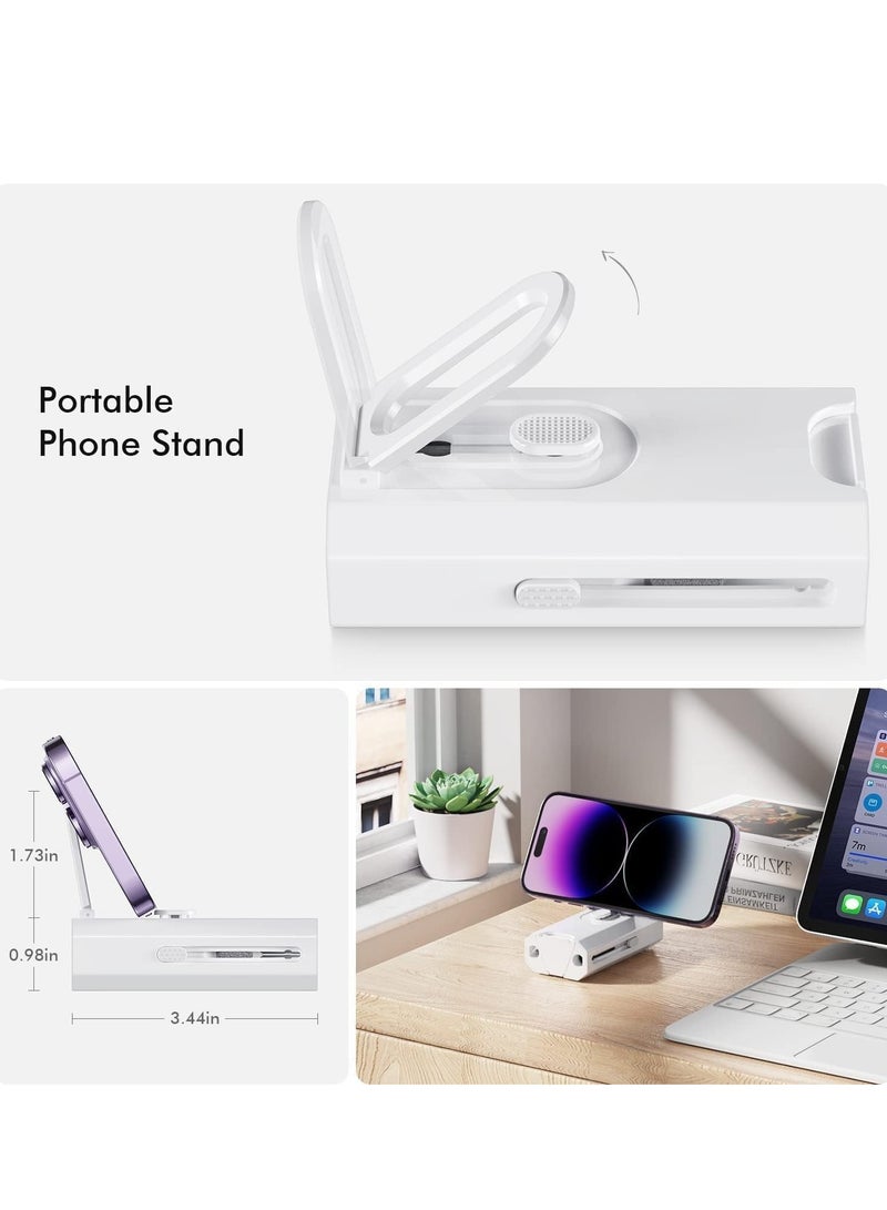 8 in 1 Keyboard Cleaning kit, Cleaner for Airpods, Earbuds, Headset, Laptop Cleaner with Brush Portable Electronics Keyboard Cleaning Tools, Cleaner Keycap Puller Kit (WHITE)  - Image 5