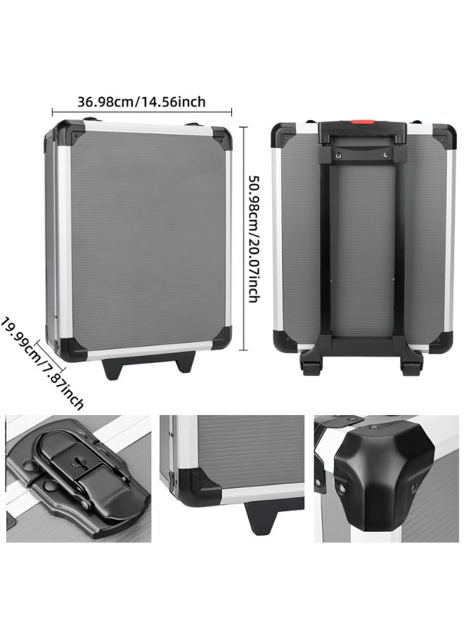 الحلم مجموعة أدوات احترافية مكونة من 187 قطعة، مجموعة أدوات يدوية منزلية، مجموعة أدوات إصلاح سيارات مع حقيبة نقل من الألومنيوم، فضية - Image 5