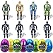 Anditoy 8 Pack Jumbo Police Soldier Deformation Eggs Prefilled Easter Eggs with Toys Inside for Kids Boys Girls Easter Basket Stuffers Gifts Party Favors - Image 2
