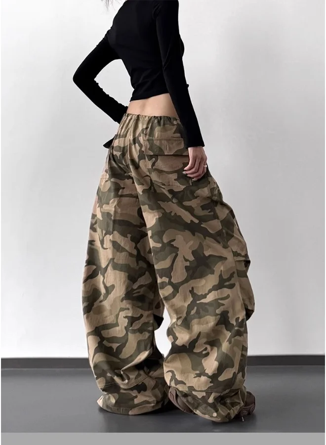 Madam Uniq Y2K Vintage American Camouflage Cargo Pants