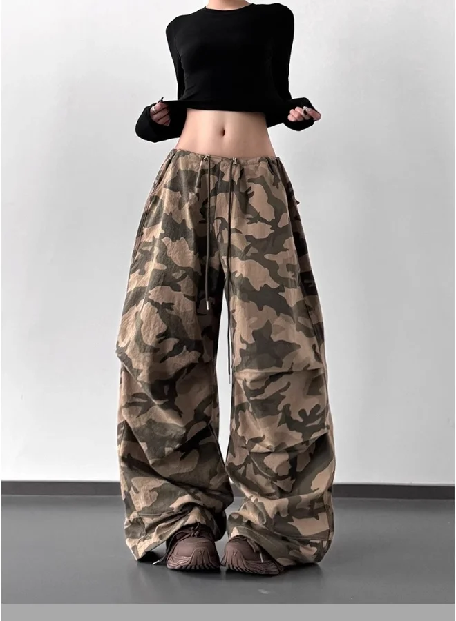 Madam Uniq Y2K Vintage American Camouflage Cargo Pants