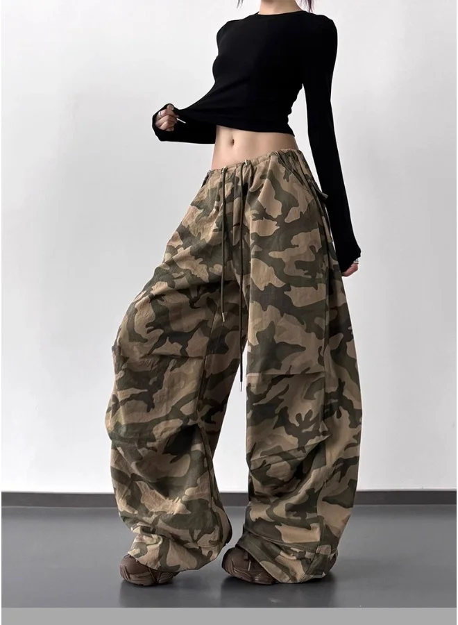Madam Uniq Y2K Vintage American Camouflage Cargo Pants