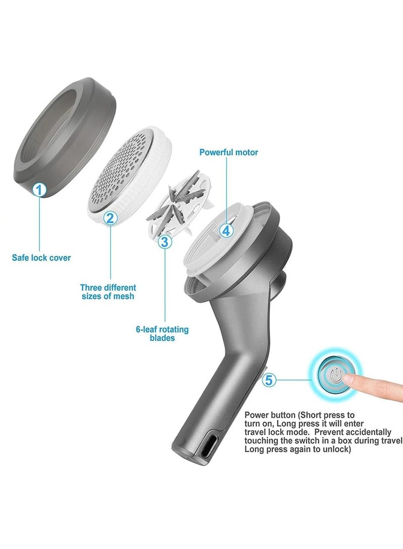 Cuken Lint Remover, Fabric Shaver, Sweater Shaver, Ac Adapter Operated Fuzz Remover for Clothes and Furniture - Image 2