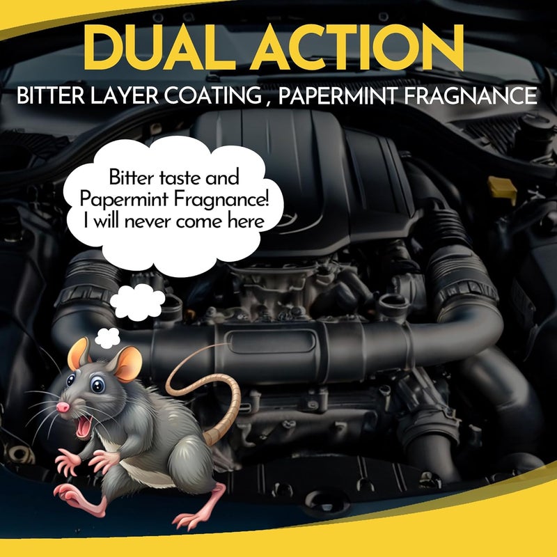 Kangaroo® Rat Repellent Spray For Car and Bike 2X Advance Rat Protection (Non-Toxic and Human Safe) Save your Vehicle Wire from Rat Attack! (200 ml Each Pack of 2) - Image 4