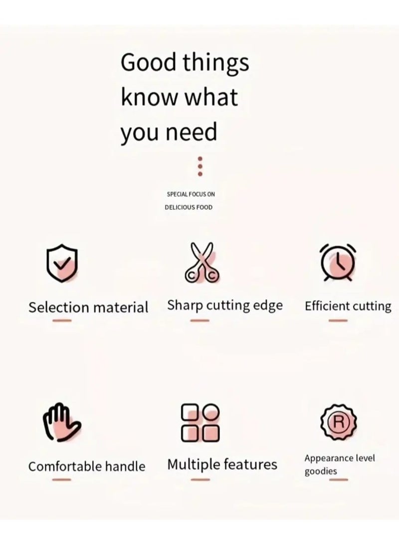 LDQ 3 pcs set Stainless Steel Kitchen Scissors Multifunctional Strong Chicken Bone Scissors Can Clip Walnuts Hand Scissors - Image 3