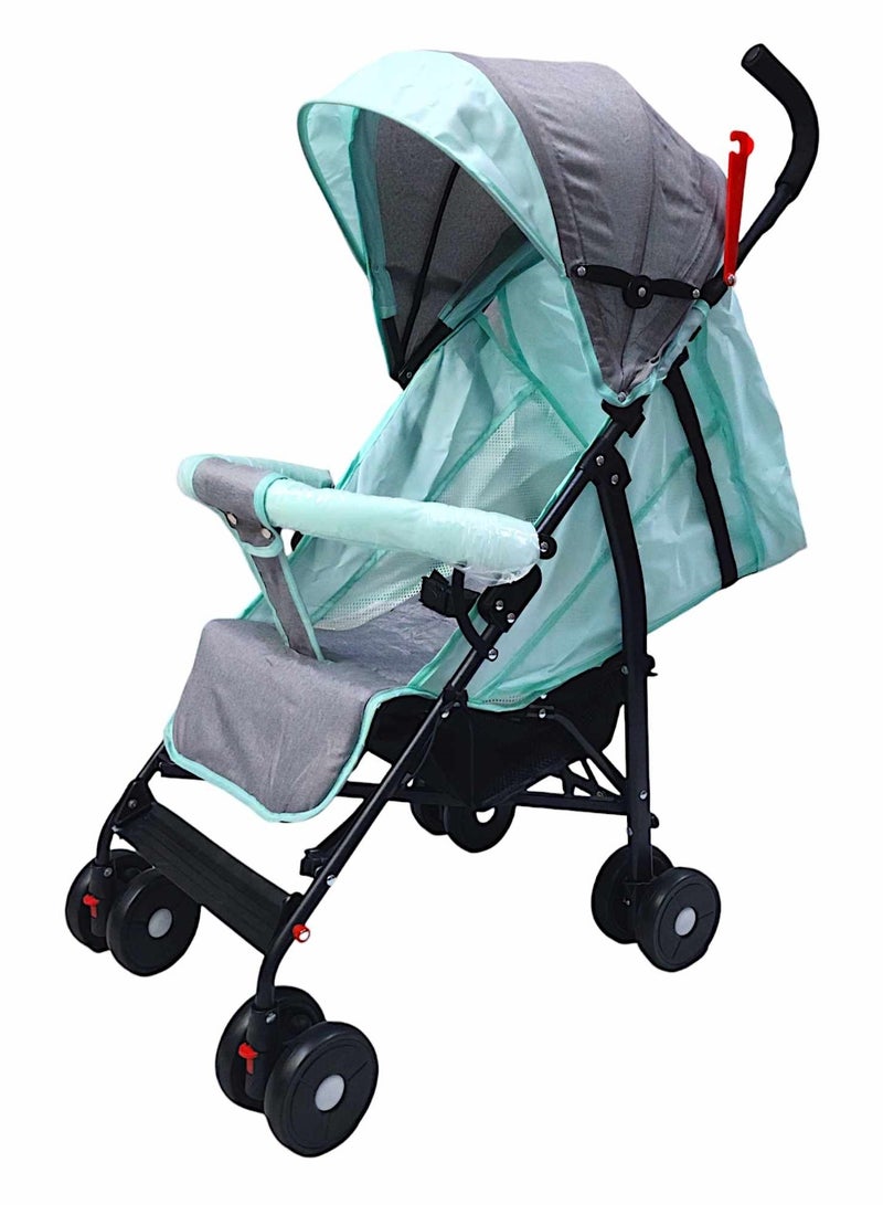 BABYCARA Lightweight Stroller with Adjustable Seat and Convenient Storage Basket - Image 1
