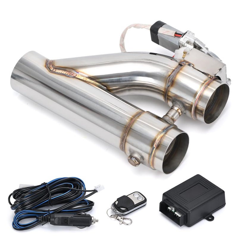 pqy PQY Universal 3 Inch Stainless Steel Exhaust Pipe Kit - Image 1