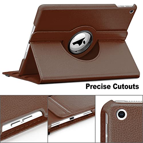 Boxdljh Apple iPad 10.2 Case - Fit for iPad 9th, 8th & 7th Generation - Rotating 360 Degree - Sleep Wake Function - Brown - Image 5