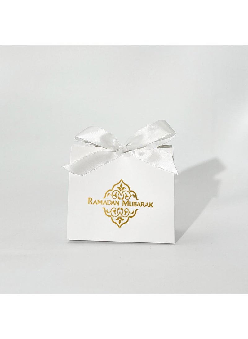 Bluejw 50 Pieces Candy Packaging Cardboard Box For Eid Mubark Ramadan Mubarak Party Souvenir Gift Boxes - Image 2