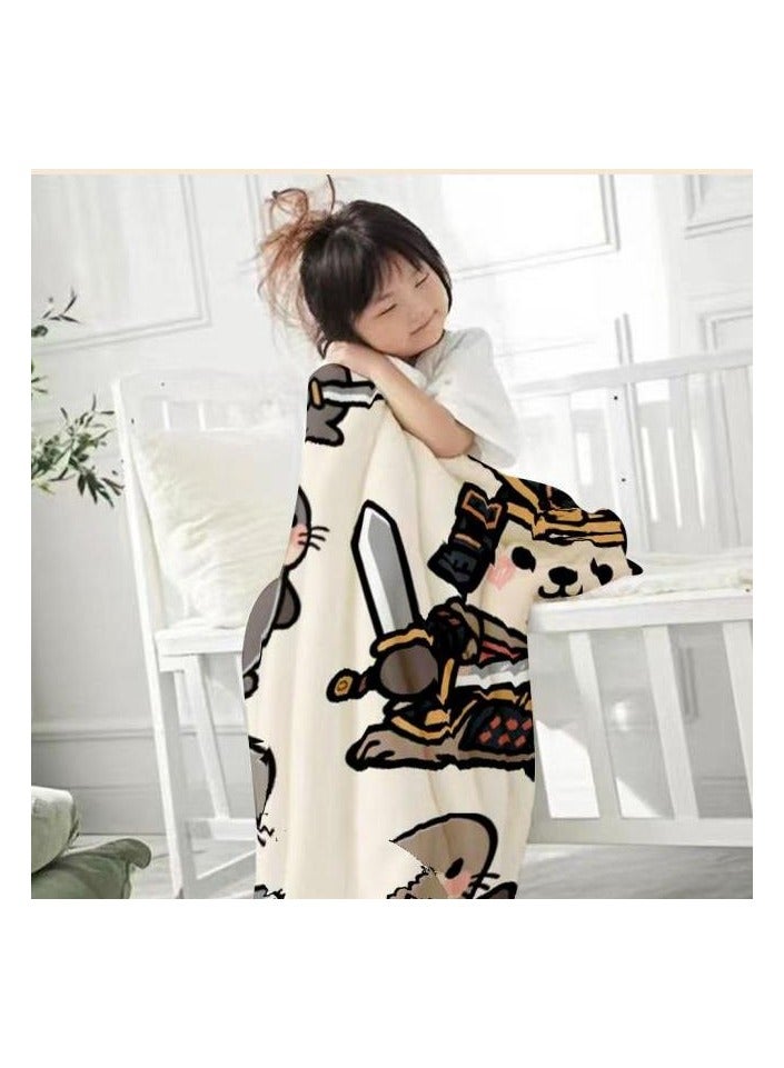 general Flannel thin blanket (warm and comfortable, suitable for sleep, gaming, dust removal and sandproof) 150cm*200cm - 227 - Image 3