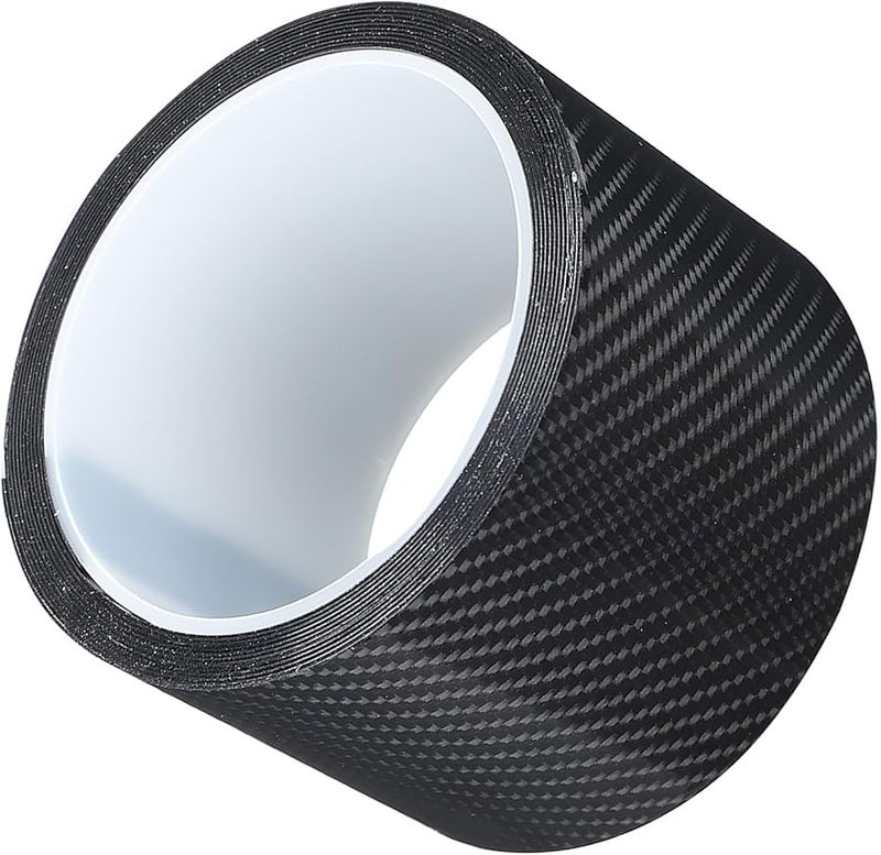 Carbon Fiber Car Door Edge Guard Sticker Size 3 Prevents Scratches Easy Install Black - Image 5