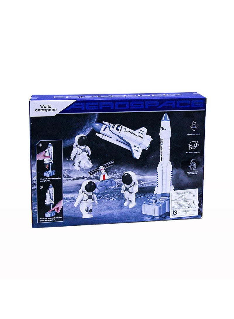 Space rocket toy for kids, astronaut rocket vehicle - Image 2