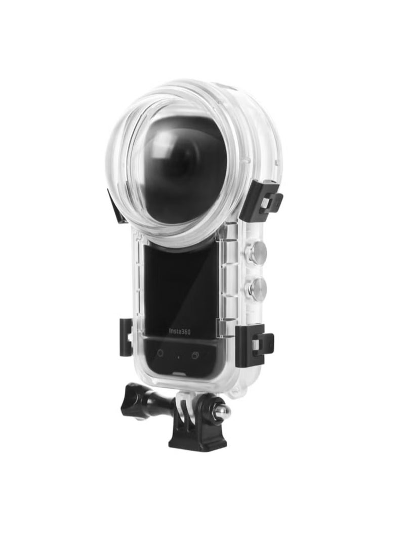 Waterproof Camera Case, Invisible Dive Case For Insta360 X4, Long Lasting Lightweight Camera Protection Case For Underwater Adventures And Extreme Sports, (1pc)  - Image 1