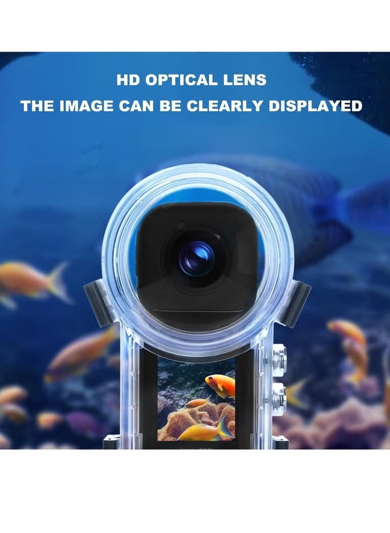 Waterproof Camera Case, Invisible Dive Case For Insta360 X4, Long Lasting Lightweight Camera Protection Case For Underwater Adventures And Extreme Sports, (1pc)  - Image 2