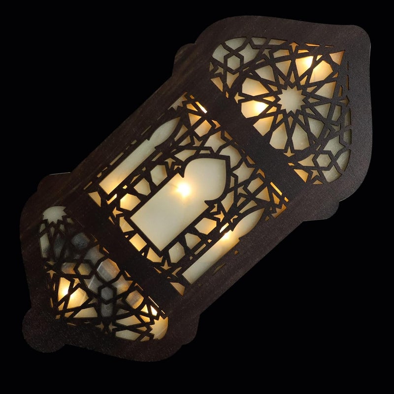 Gadpiparty Vintage Wooden Wall Ornament Light Rustic Wood Hanging Decor for Home Decoration Unique Festival Wall Art for Living Room and Bedroom - Image 2