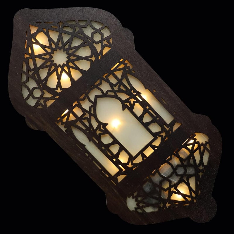 Gadpiparty Vintage Wooden Wall Ornament Light Rustic Wood Hanging Decor for Home Decoration Unique Festival Wall Art for Living Room and Bedroom - Image 5