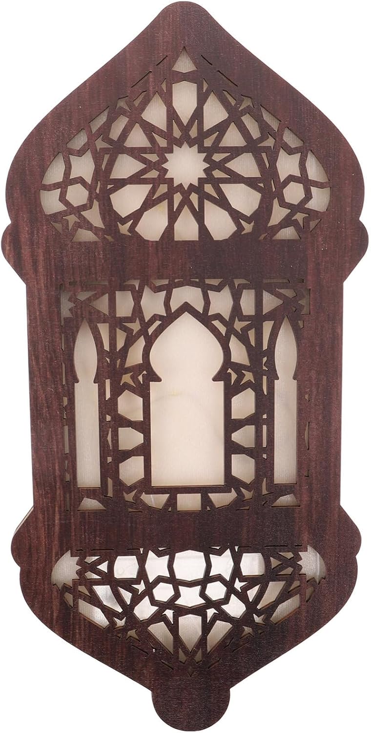 Gadpiparty Vintage Wooden Wall Ornament Light Rustic Wood Hanging Decor for Home Decoration Unique Festival Wall Art for Living Room and Bedroom - Image 3