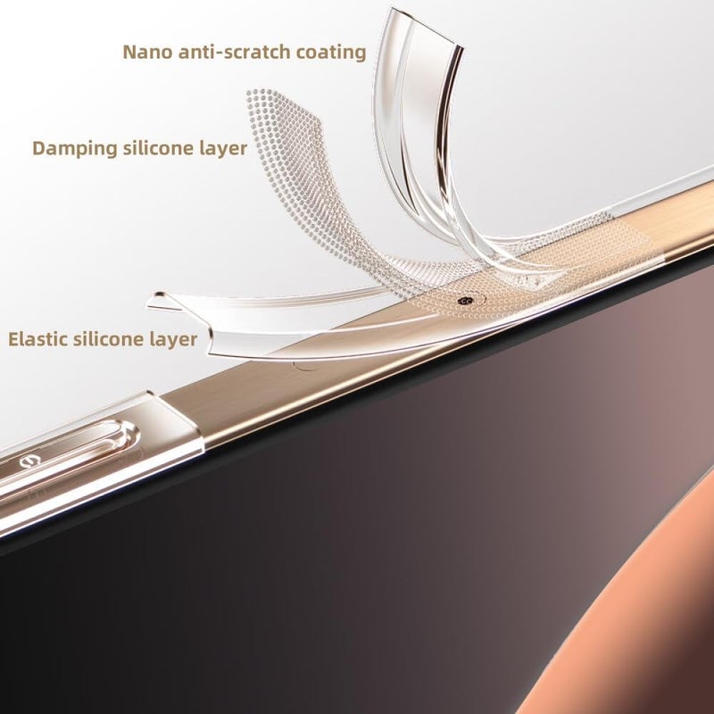 ARMOR Clear Case for iPhone 16 Pro Anti-Burst Ultra Clear Anti-Scratch Shockproof Cover, Hard PC Back + Soft TPU Bumper with Airbag Protection - Image 2