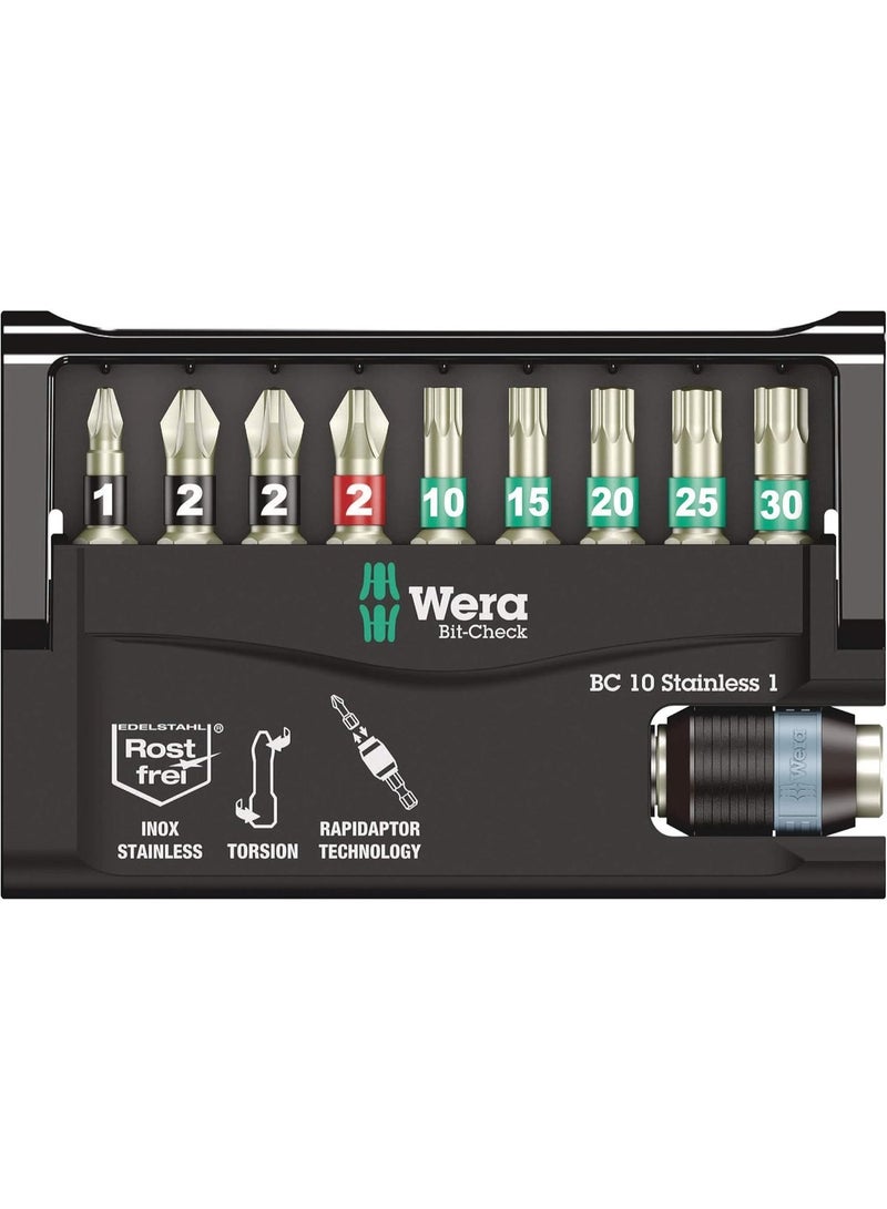 Wera Rapidaptor Screwdriver Set, 073630, 9 Pieces