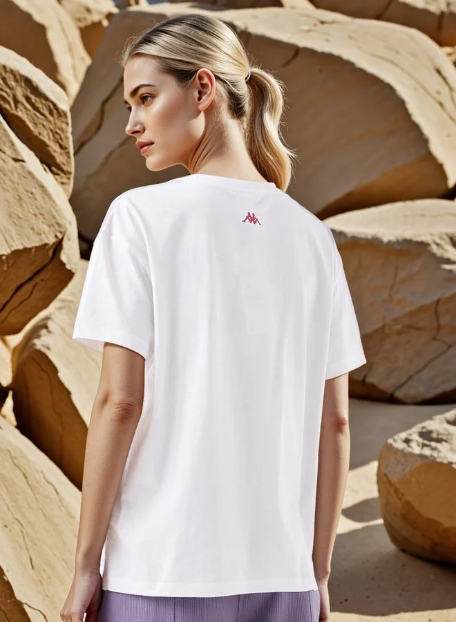 Kappa Kappa Graphic Print T-shirt with Crew Neck