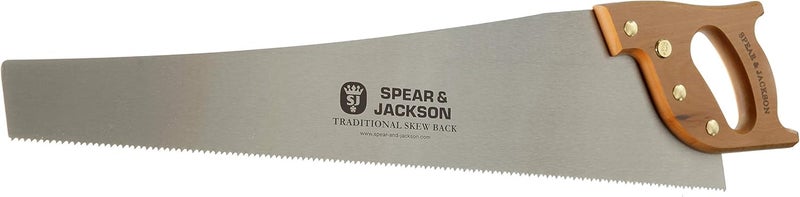 Spear  Jackson 9515K 24" x 7pts Traditional Skew Back Saw, Brown and Silver - Image 2