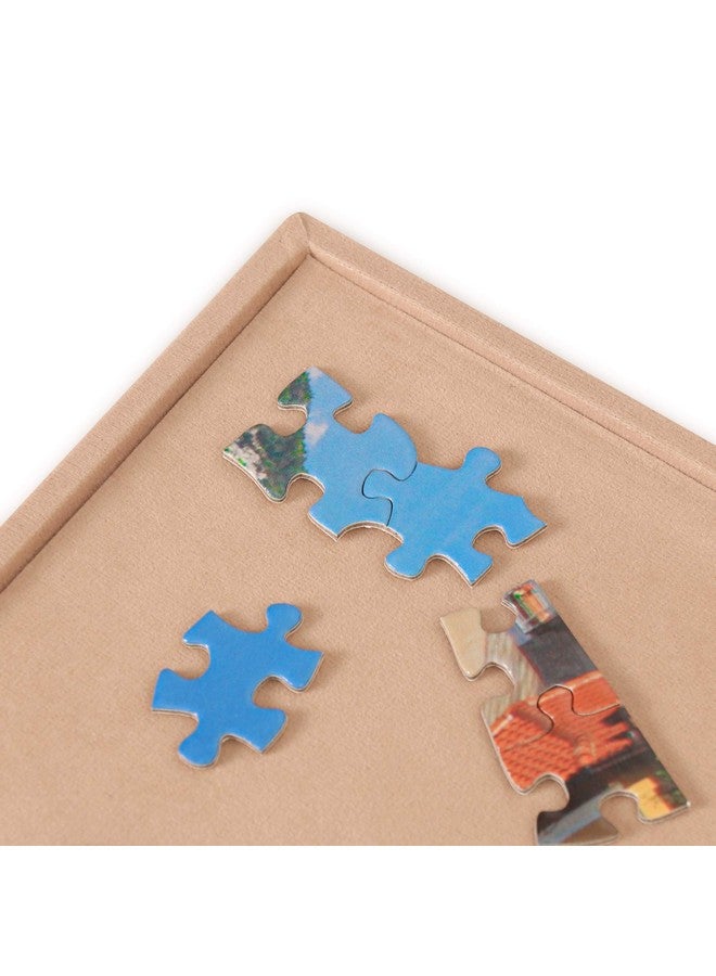 Lavievert Lavievert Wooden Jigsaw Puzzle Board, Lightweight & Portable Puzzle Plateau Storage Saver with Non-Slip Surface for Up to 1000 Pieces - Image 3