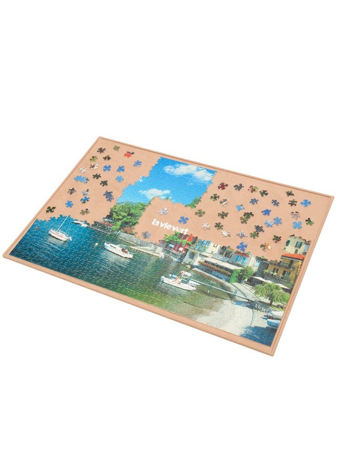 Lavievert Lavievert Wooden Jigsaw Puzzle Board, Lightweight & Portable Puzzle Plateau Storage Saver with Non-Slip Surface for Up to 1000 Pieces - Image 1
