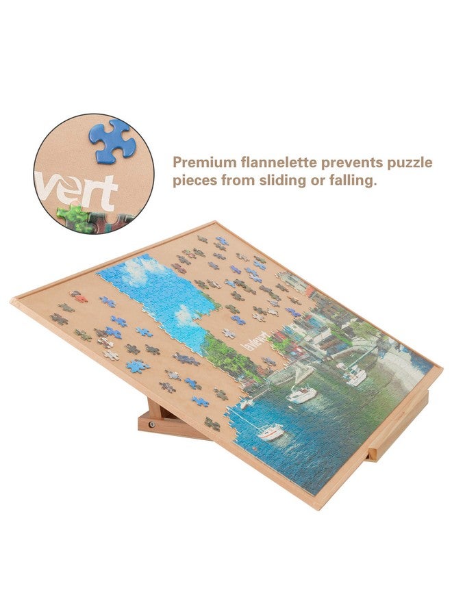 Lavievert Lavievert Wooden Jigsaw Puzzle Board, Lightweight & Portable Puzzle Plateau Storage Saver with Non-Slip Surface for Up to 1000 Pieces - Image 5