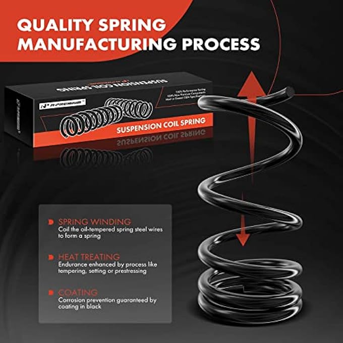 A-Premium Suspension Coil Springs Compatible With Nissan Altima 20022006 Maxima 20042008 Rear Left And Right 2Pc Set - Image 3