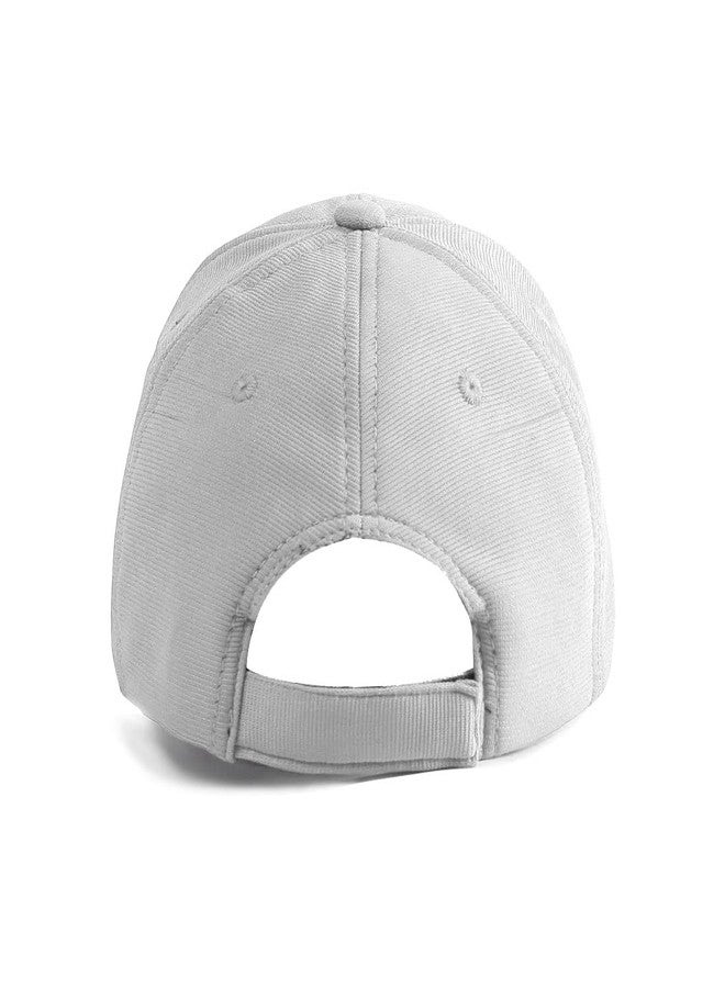 omtex - Unisex Baseball Cap, Cotton Material, Adjustable Velcro Closure, Grey, One Size, Pack of 1 - Image 5
