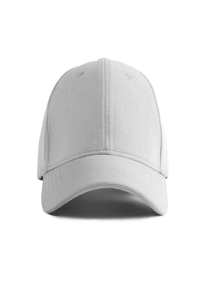 omtex - Unisex Baseball Cap, Cotton Material, Adjustable Velcro Closure, Grey, One Size, Pack of 1 - Image 1