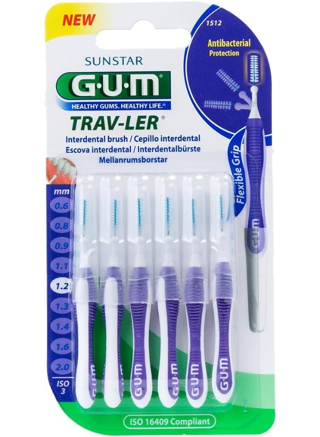 Gum Interdental Brush Travel Gum 1512 Trav-ler Extr