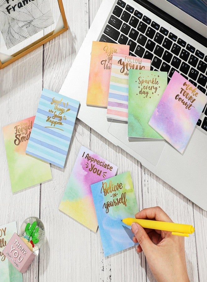 Chinco 12 Pieces Appreciation Sticky Notes 3 x 4 Inch Fun Motivational Inspirational Positive Modern Cute Encouragement to Do List Notepad for Shopping List Study Planner 30 Sheets Each(Dreamy Style) - Image 4