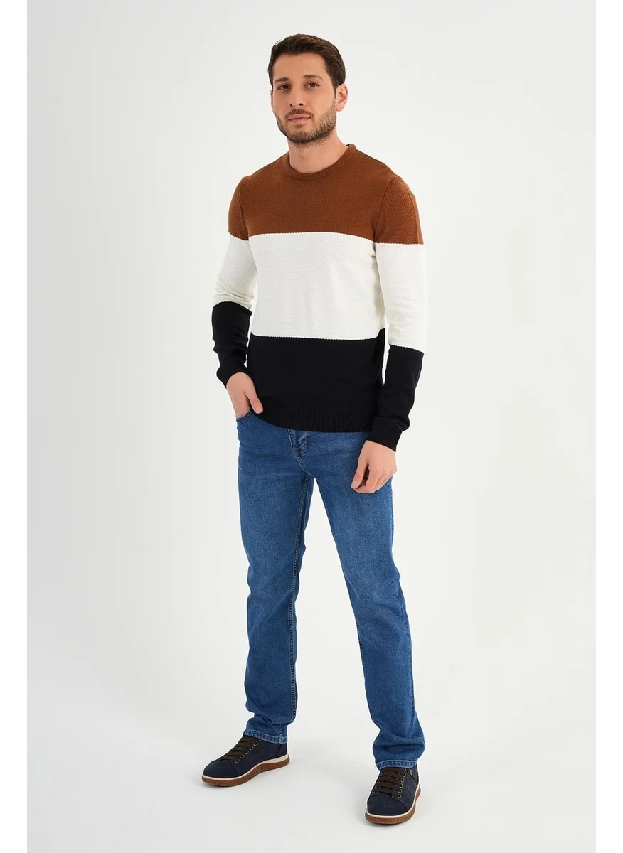 Alexander Gardi Alexandergardi Color Block Crew Neck