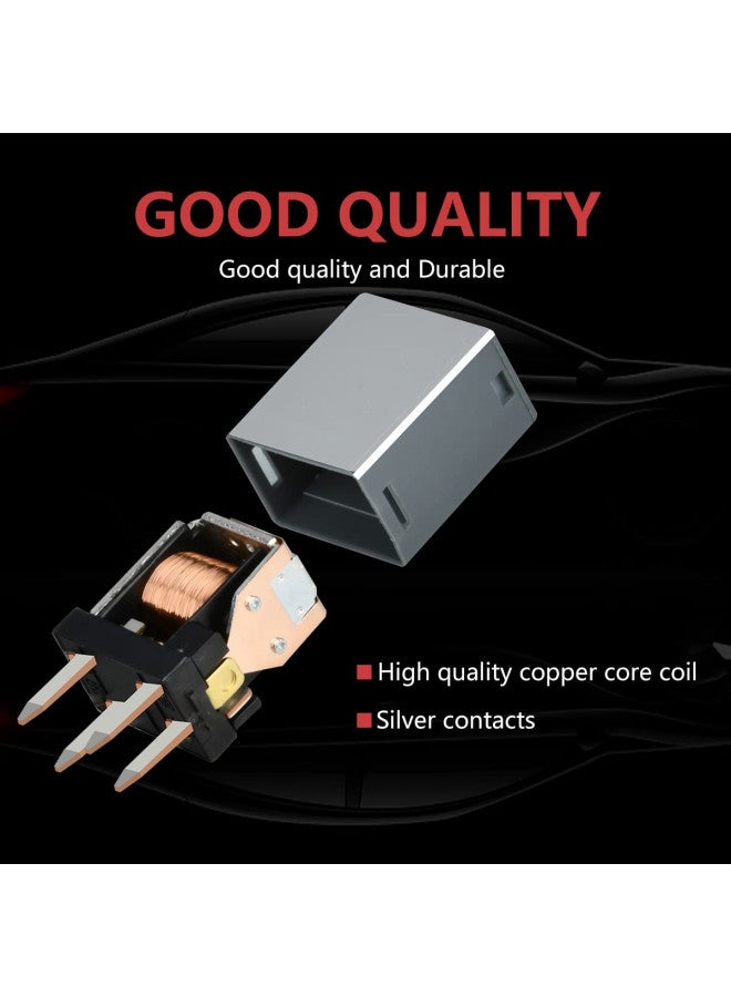 JOINAP 2 Pack High Power 4 Pin Fuse Box Relay # 13500114/8385 Compatible for GM Gray - Image 4
