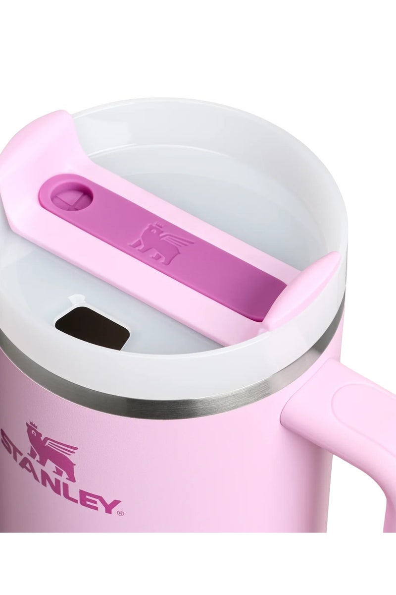 Stanley Quencher H2.0 FlowState Tumbler 40oz – Cherry Blossom Pink | Stainless Steel Vacuum Insulated Travel Mug with Handle, Reusable Straw & Leak-Resistant Lid - Image 3