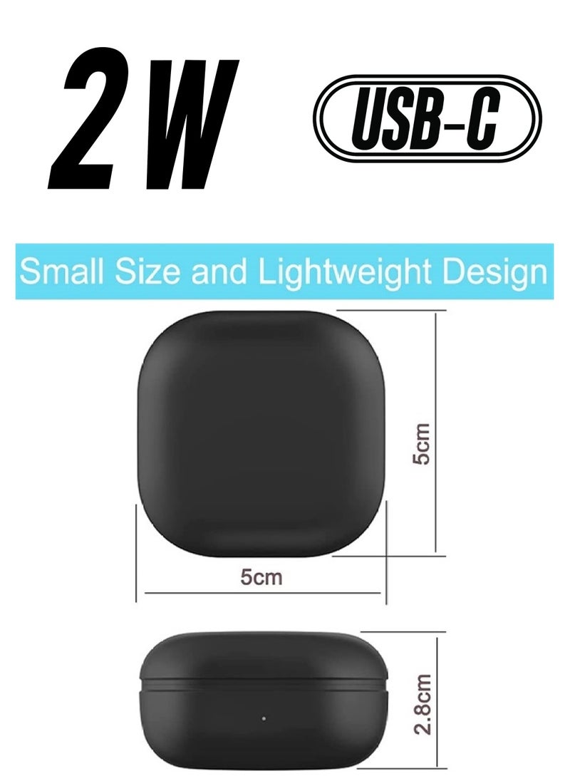 EXMRAT - Wireless Charging Case Compatible for Galaxy Buds Pro, Replacement Charger Case Dock for Samsung Galaxy Buds Pro SM-R190 (Only Charging Case, No Earbuds) - Image 1