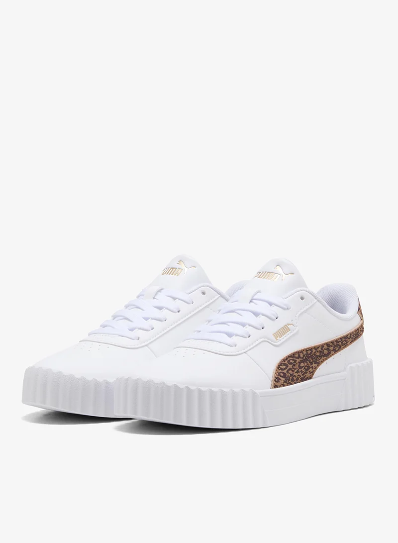 Puma PUMA White-Soft Taupe Carina 3.0 Feline for Women | Best Price UAE
