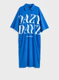 H&M bright blue
