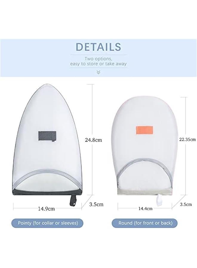Beauenty Garment Steamer Ironing Glove Waterproof Anti Steam Mitt with Finger Loop Portable Mini Ironing Board Household Ironing Pad Sponge Steam Ironing Gloves Hand-Held Mini Ironing Pad  - Image 3