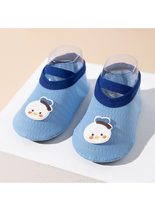W New Summer Baby Floor Socks Non-slip Cooling Thin Indoor Breathable Infant Soft Bottom Toddler Socks
