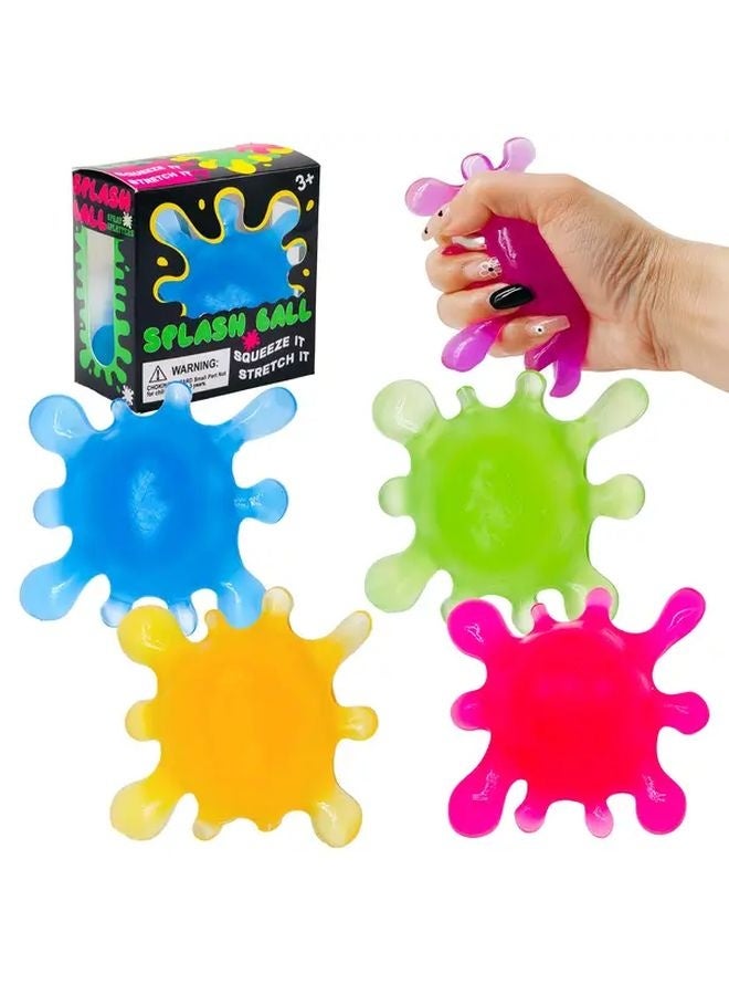 SPLAT Random Color Taba Squishy Soft Stretching Slow Rebounding Sensory Toy Ball 1pc - Image 5