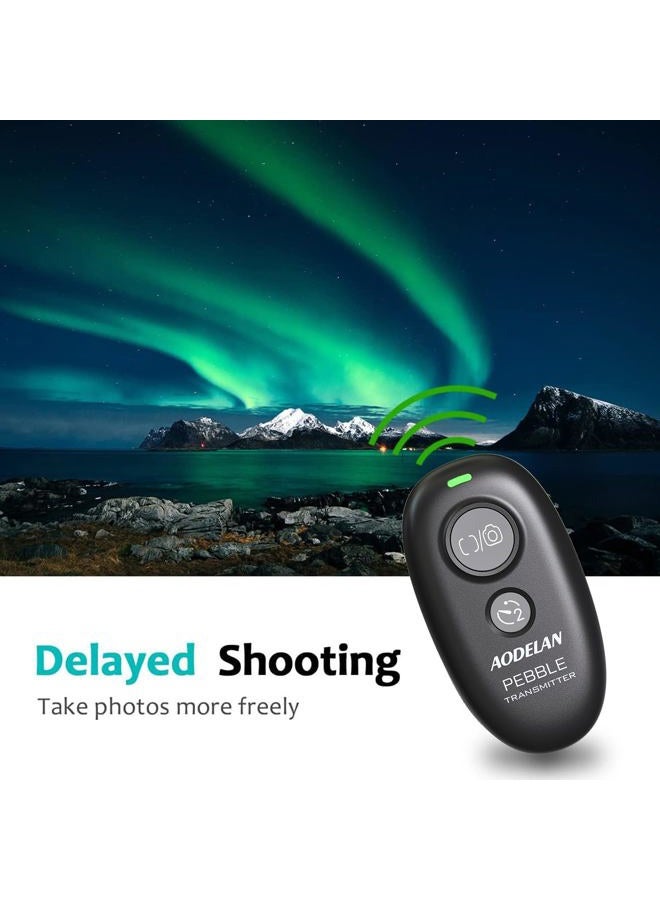 AODELAN Camera Remote Control Wireless Shutter for Canon EOS RP, R6, ROS RP, Rebel T6, T7, T5, T3, SL2, 5D Mark II, 5d Mark iii, 5d Mark iv, 6D Mark II, 7d Mark ii, 7D Series, 5D Series; for Fujifilm X-T3 - Image 4