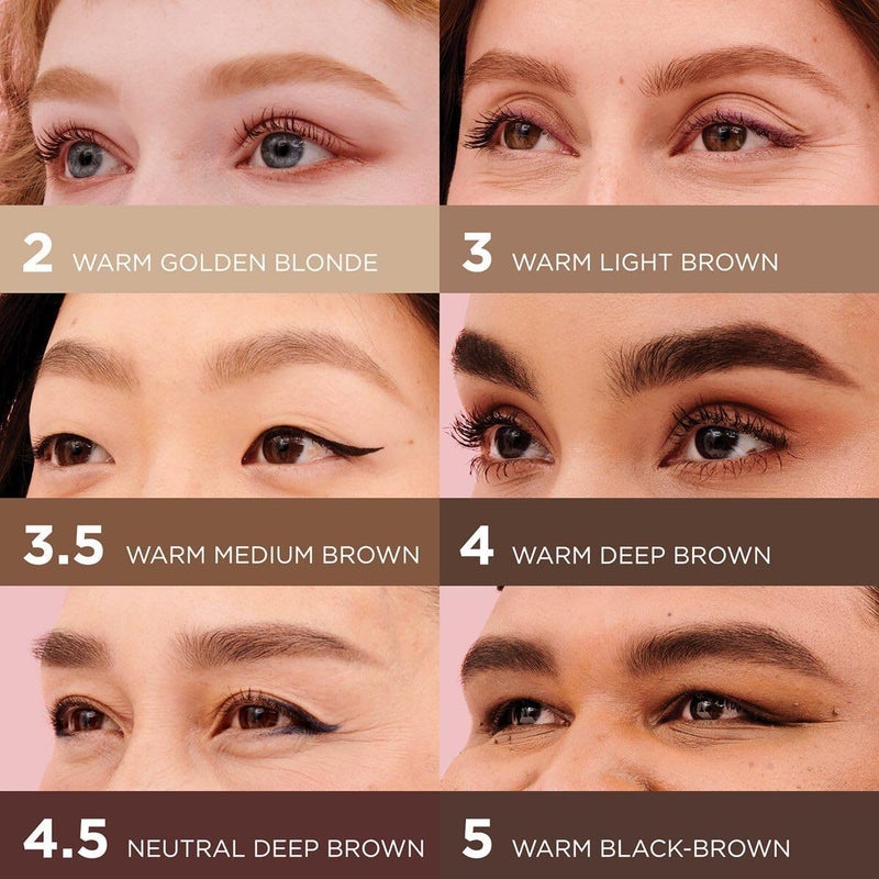 Benefit Gimme, Gimme Brows Gel and Pencil Set - 04 Warm Deep Brown - Image 4