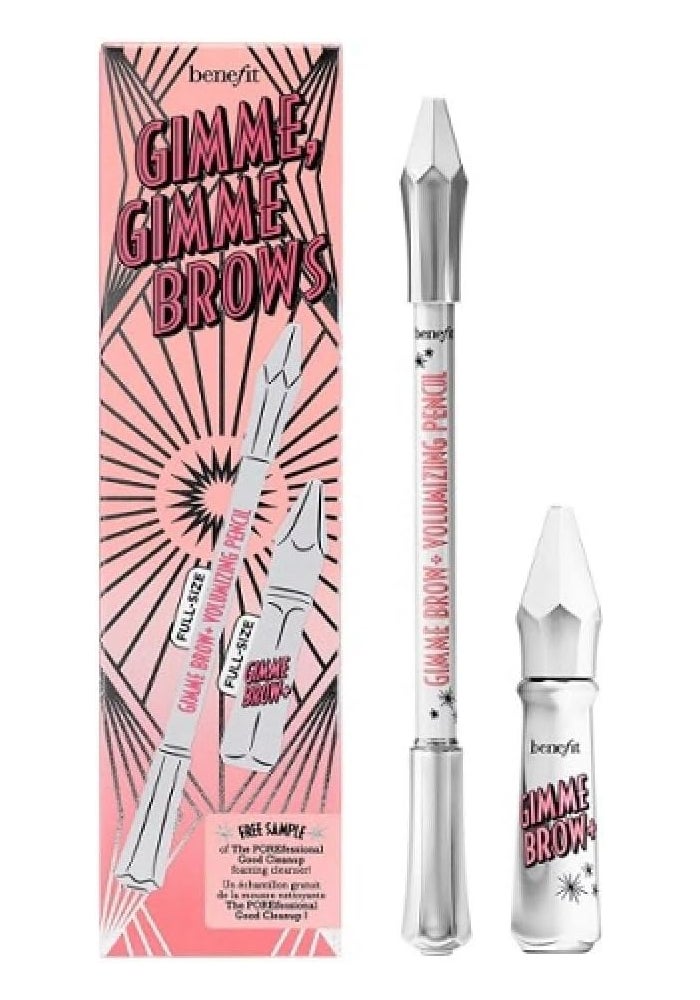 Benefit Gimme, Gimme Brows Gel and Pencil Set - 04 Warm Deep Brown - Image 1