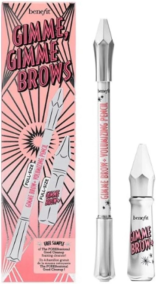 Benefit Gimme, Gimme Brows Gel and Pencil Set - 04 Warm Deep Brown - Image 1