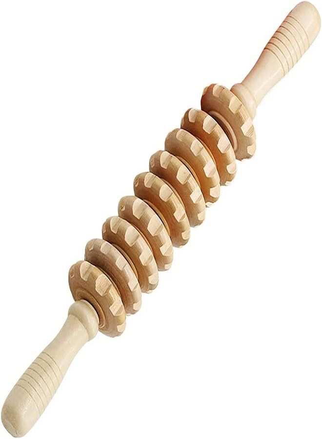 Manual Wooden Massage Roller - Image 1