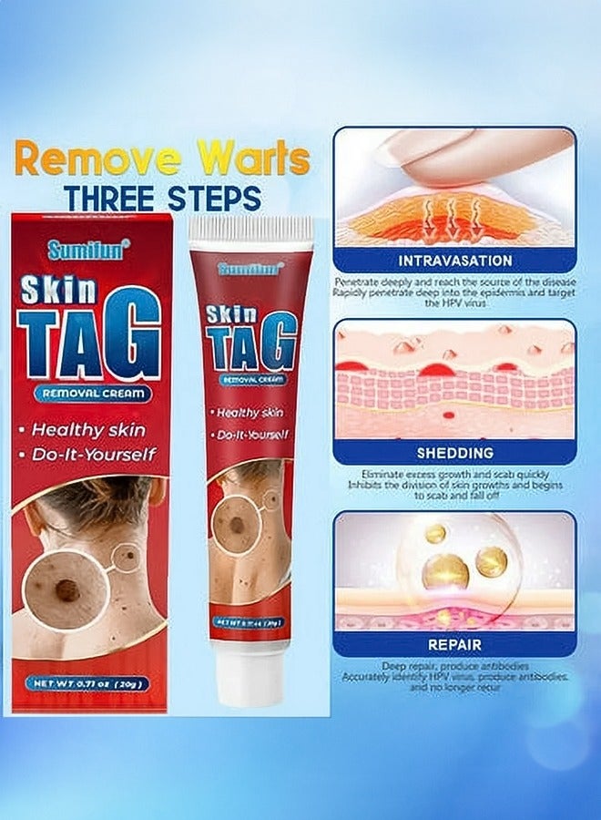 Sumifun Skin antibacterial cream herbal addition to remove warts, moles, moles, black moles, warts ointment  - Image 1