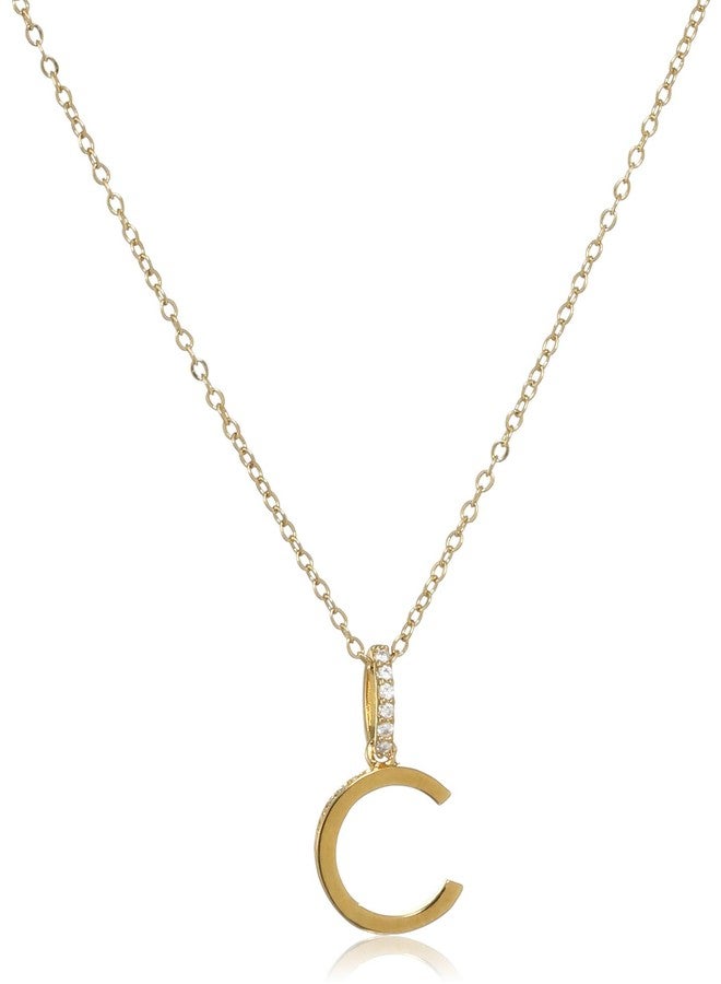 Accessorize London Z Sparkle Inital Pen Pendant for Women (Golden) (MN-88255481001) - Image 1