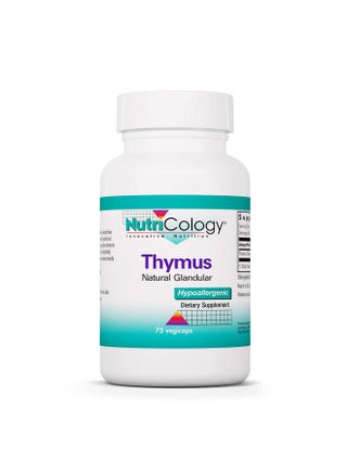 Nutricology Thymus Supplement - Thymus Tissue, Glandular Extract, 1000mg Raw Thymus Glandular, Ovine, Lyophilized, Hypoallergenic - 75 Count - pzsku/Z762F5F464CFE90C4895EZ/45/_/1735908006/0ad281c9-3e5b-4c9e-bc16-56cb156b2d19